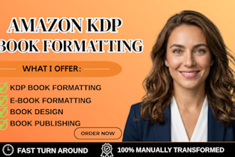kdp book formatting, ebook  print design, publishing  promotion, cover design