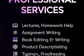 online tutoring assignment help typing proofreading