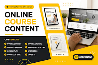 create online course content, course creation, course curriculum on teachable