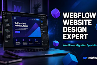 webflow website design, fix webflow, webflow to wordpress expert