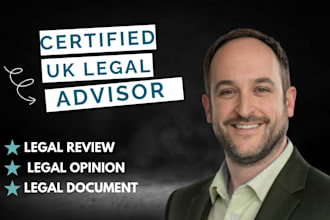 provide UK legal advisory, legal opinion and UK  solicitor