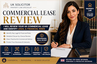 review your UK commercial lease and identify legal and financial risks