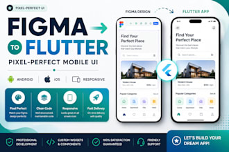 convert figma design to flutter pixel perfect responsive UI