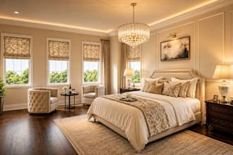 do interior and exterior design, 3d floor plan, architectural 3d rendering