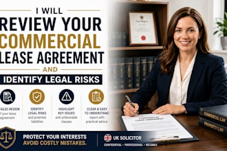 review your commercial lease agreement and identify legal risks