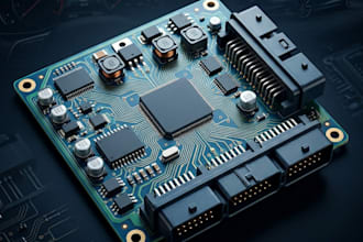 design automotive pcb, can bus, ecu and embedded hardware