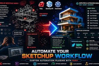 build sketchup automation plugins productivity extensions
