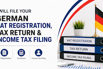 file your german vat registration, tax return and income tax filing