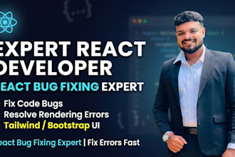 fix react bugs and build a responsive react frontend UI