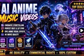 create perfect anime music video amv, anime edit, gmv