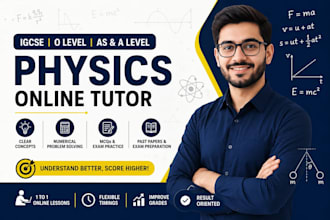 tutor you in igcse o level as and a level physics