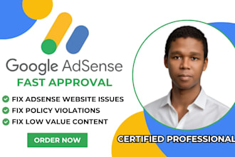 provide google adsense approval and fix adsense website issues