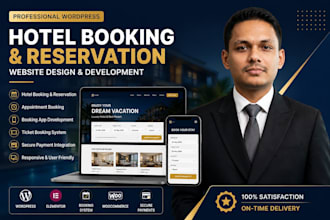 build hotel booking website appointment booking app ticket booking