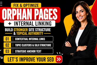 fix orphan pages and improve internal linking for SEO