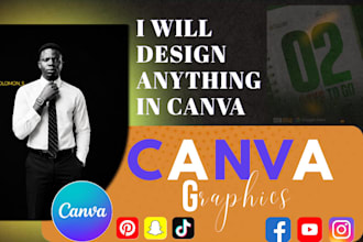 design an outstanding flyer, poster, event, cards in canva 6 hours