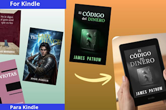 design the cover for your new kindle book