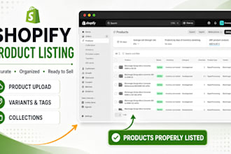 upload and list your shopify products accurately