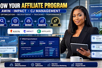 manage your awin impact cj affiliate program and grow sales