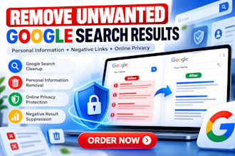 remove personal information and negative results from google