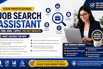 assist you with job search, job applications, career growth, 1000 job for you