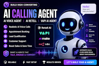 build ai calling agent, ai voice agent, ai retell, and vapi ai calling agent