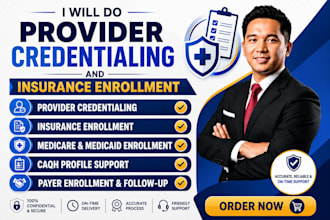 do provider credentialing and insurance enrollment