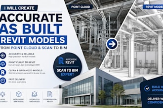create accurate as built revit models from point cloud and scan to bim