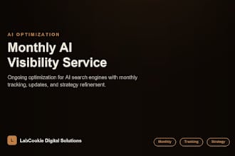 provide monthly ai visibility optimization and tracking