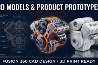 create 3d models and product prototypes in fusion 360