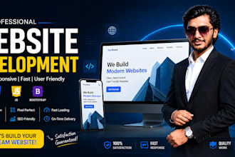 build a professional responsive website for you bussiness