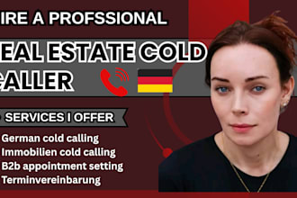 german real estate cold caller b2b kaltakquise b2b appointment setter