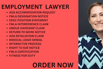 be your, ny, ca florida employment lawyer for eocc, fmla,ada and workplace leave