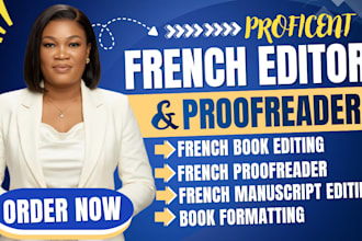 proofread, edit your french text or french book, improve your french writing