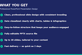 design a professional powerpoint presentation for your business