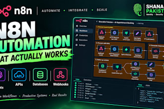 build custom n8n automation workflows with apis and databases