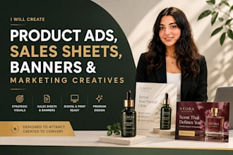 create product ads, banners and marketing creatives with ai