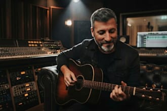 be your male hard rock heavy metal song edm with acoustic melody