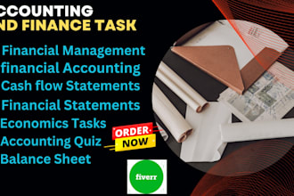 do accounting and finance assigned, financial statement, bookkeeping