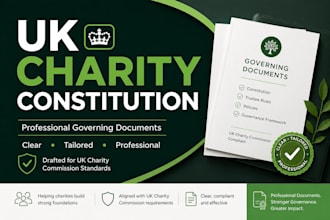 help choose the right UK charity structure, cio or charitable company