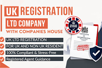 register your uk ltd company with companies house, uk company registration