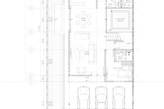 draft schematic architectural drawings in revit or autocad