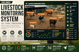 build livestock monitoring system using yolo and pytorch