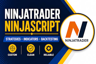 develop ninjatrader strategy or indicator in ninja script