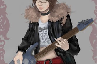 draw a unique character illustration