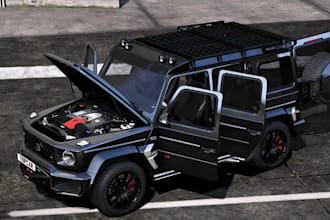 create 3d car model, vehicle model, fivem car, gta5, cad design, 3d truck