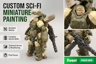 create 3d anime figurine action figure statue toy and character for printing