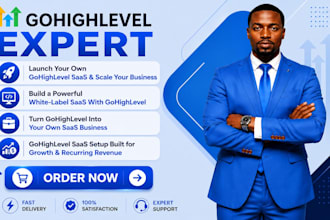 build gohighlevel saas website saas funnel and automation