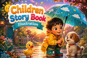 illustrate children story book illustration kids story book illustration color