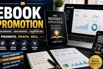 do amazon KDP book promotion, ebook marketing and KDP ads