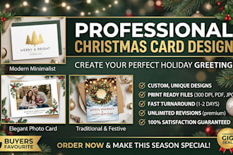create holliday greeting videos,new year gifs,christmas logo animation or ecards